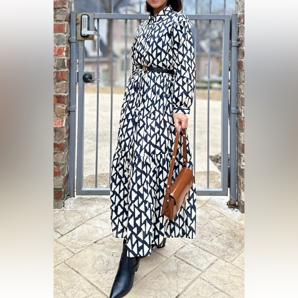 New with original tags Zara organic cotton printed midi the sunny dress sold out